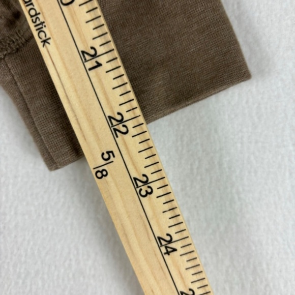 North Hudson Outfitters Men’s Brown Long Sleeve Shirt/Sweater Soft/Ruffled - Picture 10 of 10